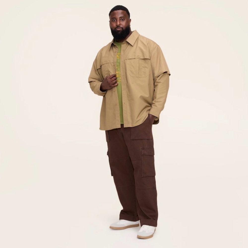 Woolrich x Target Men's Long Sleeve Collared Button-Down Fishing Shirt